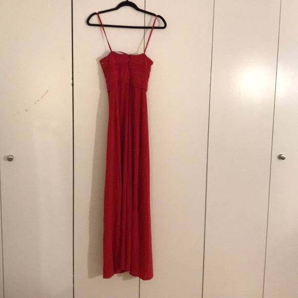 Red Strapless bcbg gown - Picture 3 of 7